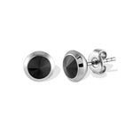 Load image into Gallery viewer, Stainless Steel Round Polished Cubic Zirconiums Stud Earrings
Dimensions: 7.5mm mm