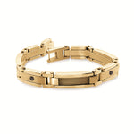 Load image into Gallery viewer, Gold Stainless Steel Fancy Link Bracelet
Length: 8.75"