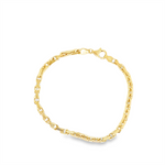 Load image into Gallery viewer, 10K Yellow Gold Cable Link Bracelet
Bracelet Width: 40mm
Length: 8.5