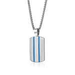 Load image into Gallery viewer, Multi-Finish Stainless Steel Dog Tag Necklace