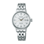 Load image into Gallery viewer, SEIKO Lady's Stainless Steel Automatic Dress Watch with White Dial
Co