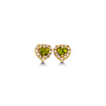 Load image into Gallery viewer, Kid's 14K Yellow Gold Heart Stud Earrings
Collection: Lovies