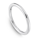 Load image into Gallery viewer, Lady's White Gold Flat Band