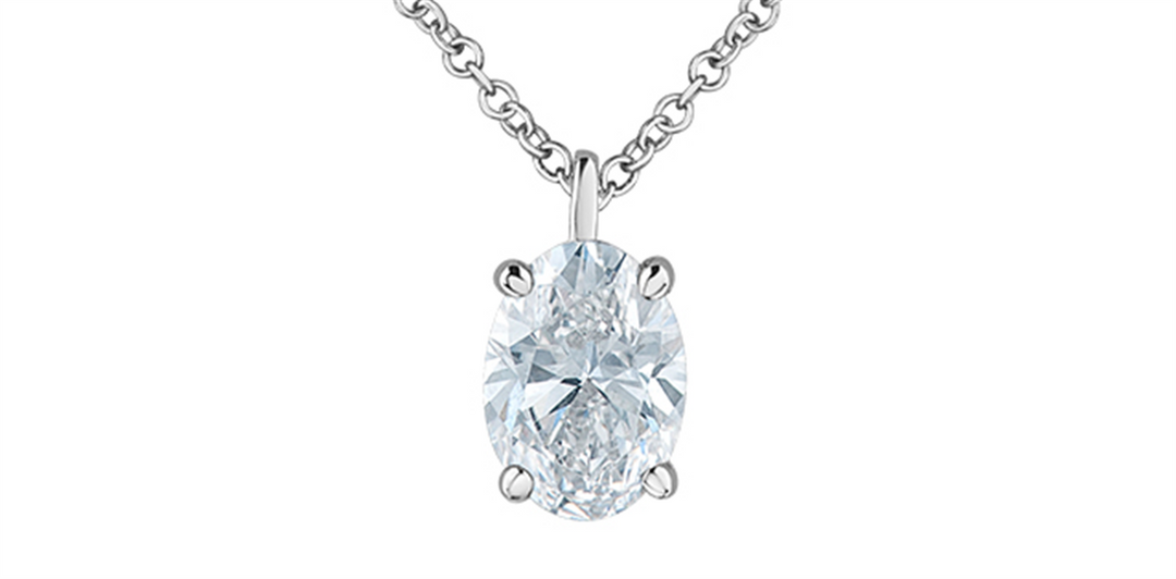 14K White Gold Lab Diamond Pendant Necklace
PENDANT
Total Diamonds