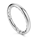Load image into Gallery viewer, Lady's White Gold Domed Band
Finish: Polished 
Top Width: 2.2mm
Rin