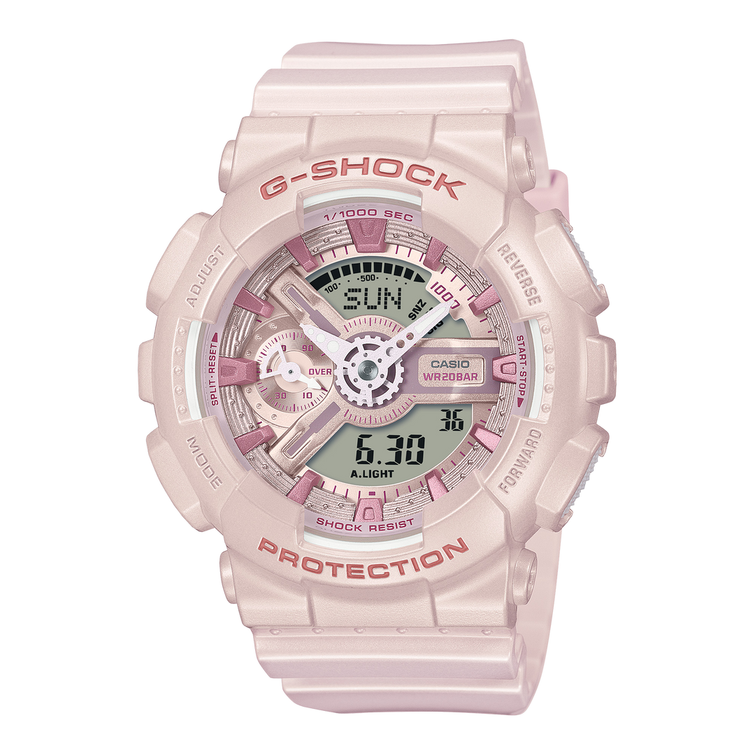 GSHOCK Lady's Resin Analogue/Digital Sport Watch with Pink Dial
Colle