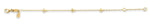 Load image into Gallery viewer, 10K Yellow Gold Cross Open Link Bracelet
Bracelet Width: 0.5mm
Lengt