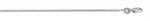 Load image into Gallery viewer, 10K White Gold Solid Box Chain
Length: 18"
Width: 1.1mm
Finish: Po