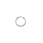Load image into Gallery viewer, 10K White Gold Diamond Cut Sleeper Earrings
Collection: Dazzles
Dime