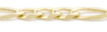 Load image into Gallery viewer, 10K Yellow Gold Solid Figaro Chain
Length: 20"
Width: 2.5mm