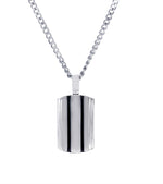 Load image into Gallery viewer, Multi-Finish Stainless Steel Dog Tag Necklace