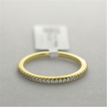 Load image into Gallery viewer, Lady's Yellow Gold Prong Set Diamonds Band
Diamond Shape: Round
