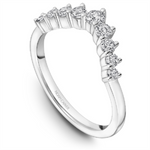 Load image into Gallery viewer, Lady's White Gold Tiara Diamonds Band
Diamond Shape: Round