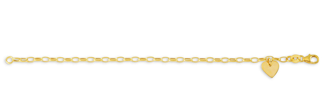 Kid's 10K Yellow Gold OVA