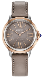 Load image into Gallery viewer, CITIZEN Lady's Stainless Steel Eco-Drive Dress Watch with Taupe Dial