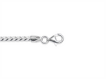 Load image into Gallery viewer, Sterling Silver White Franco Chain
Width: 2.5mm
Length: 22"