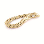 Load image into Gallery viewer, Gold Stainless Steel Curb Bracelet
Length: 8" + 0.5"