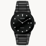 Load image into Gallery viewer, CITIZEN Men's Stainless Steel Eco-Drive Dress Watch with Black Dial