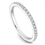 Load image into Gallery viewer, Lady's White Gold Prong Set Diamonds Band
Diamond Shape: Round