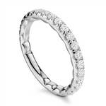 Load image into Gallery viewer, Lady's White Gold Prong Set Diamonds Band
Diamond Shape: Round
Total