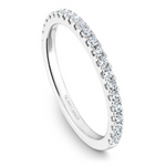 Load image into Gallery viewer, Lady's White Gold Prong Set Diamonds Band
Diamond Shape: Round