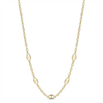 Load image into Gallery viewer, Yellow Gold Vermeil Sterling Silver Marine Polished Necklace
PENDAN