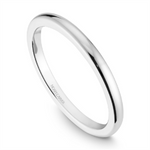 Load image into Gallery viewer, Lady's White Gold Flat Band