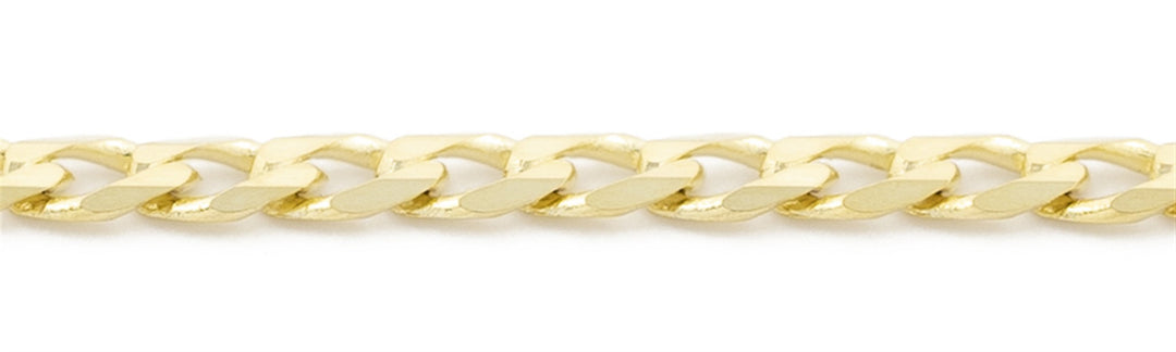 10K Yellow Gold Curb Chain 
Length: 22"