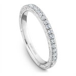 Load image into Gallery viewer, Lady's White Gold Vintage Diamonds Band
Diamond Shape: Round