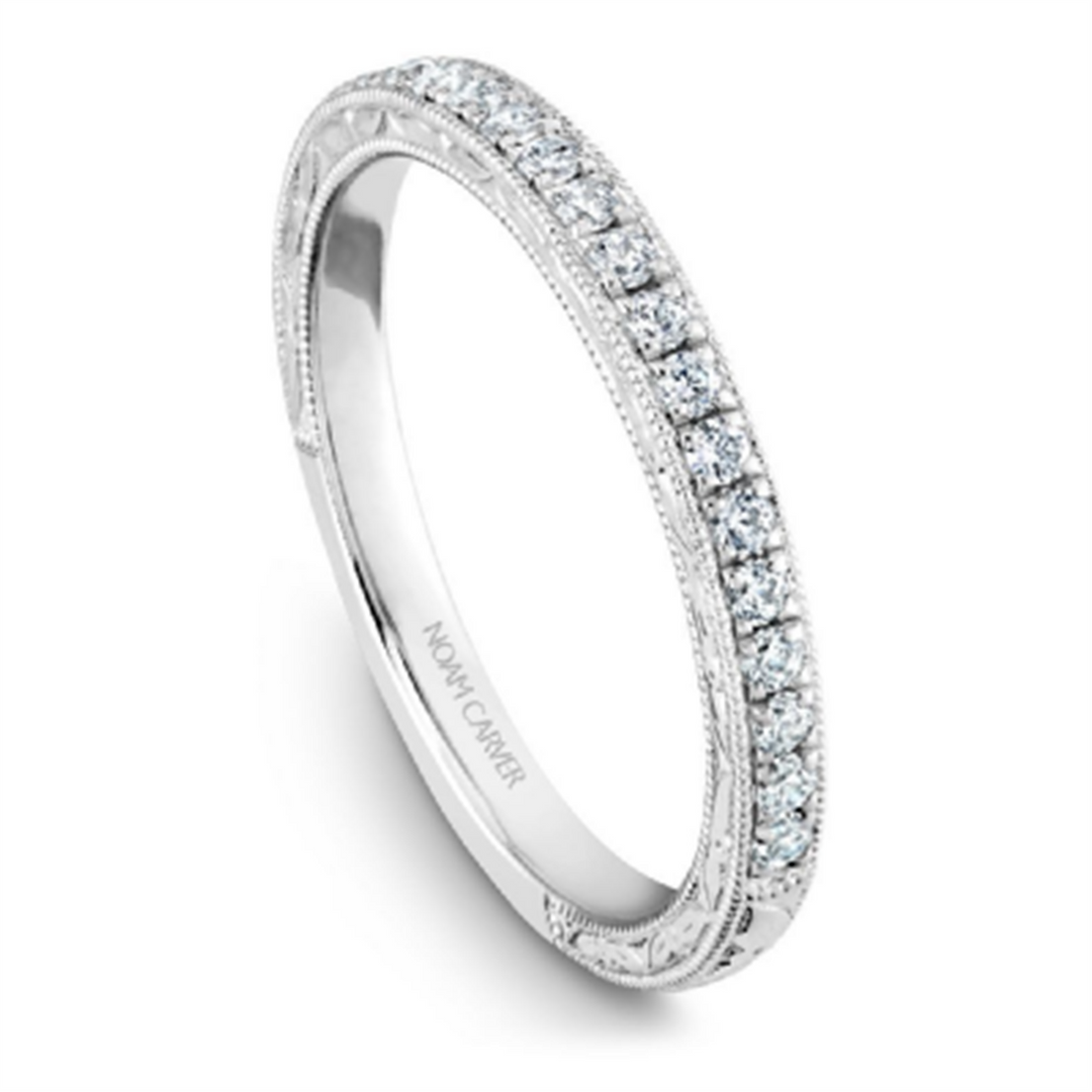Lady's White Gold Vintage Diamonds Band
Diamond Shape: Round