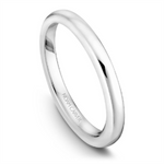 Load image into Gallery viewer, Lady's White Gold Flat Band