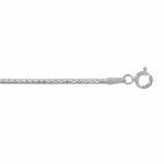 Load image into Gallery viewer, Sterling Silver Box Chain 
Width: 1mm
Length: 20"