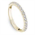 Load image into Gallery viewer, Lady's Yellow Gold Prong Set Diamonds Band
Diamond Shape: Round