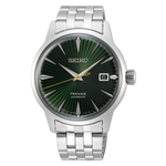 Load image into Gallery viewer, SEIKO Men's Stainless Steel Automatic Dress Watch with Green Skeleton