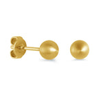 Load image into Gallery viewer, Gold Stainless Steel Ball Stud Earrings
Dimensions: 5mm mm