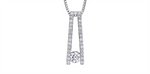 Load image into Gallery viewer, 10K White Gold Diamond Unique Polished Pendant Necklace
PENDANT
To