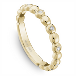 Load image into Gallery viewer, Lady's Yellow Gold Gypsy Set Diamonds Band
Diamond Shape: Round