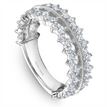 Load image into Gallery viewer, Lady's White Gold Vintage Diamonds Band
Diamond Shape: Round
