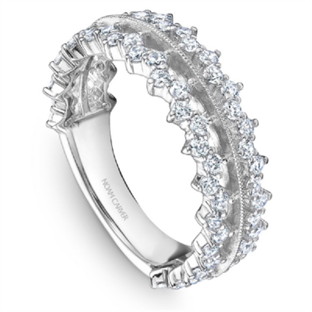 Lady's White Gold Vintage Diamonds Band
Diamond Shape: Round