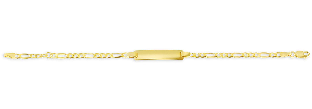 Kid's 10K Yellow Gold ID FIG