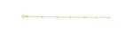 Load image into Gallery viewer, 10K Yellow Gold Beads Open Link Bracelet
Bracelet Width: 0.7mm
Lengt