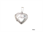 Load image into Gallery viewer, Sterling Silver White Polished Mom Locket Pendant
Length: 27mm