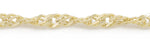 Load image into Gallery viewer, 10K Yellow Gold Singapore Chain
Length: 18"- 20"
