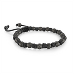 Load image into Gallery viewer, Gun-Metal Grey Stainless Steel Braided Bracelet 
Length: Adjustable