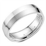 Load image into Gallery viewer, Men's Gold Domed Band with Polished Finish