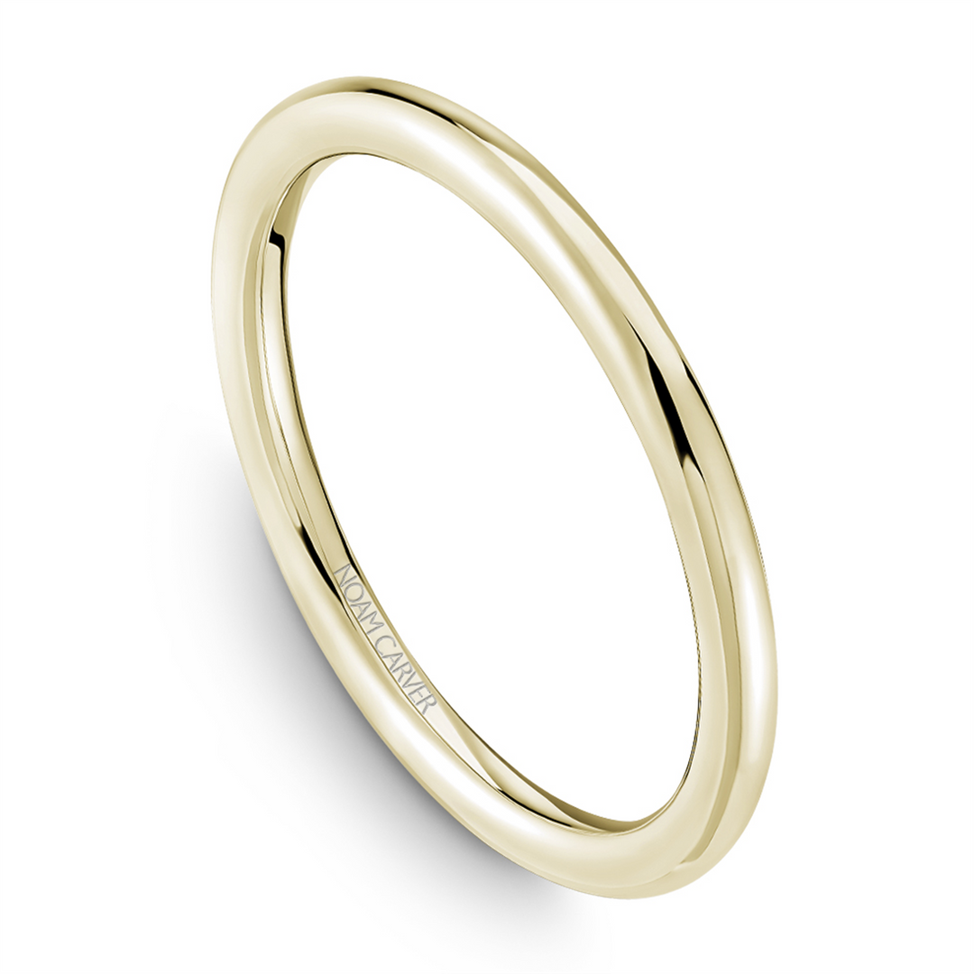 Lady's Yellow Gold Domed Band
Finish: Polished 
Top Width: 1.6mm
Ri