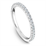 Load image into Gallery viewer, Lady's White Gold Prong Set Diamonds Band
Diamond Shape: Round