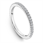 Load image into Gallery viewer, Lady's White Gold Prong Set Diamonds Band
Diamond Shape: Round