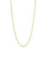 Load image into Gallery viewer, 10K Yellow Gold Solid Paperclip Chain
Length: 18"- 20"
Width: 2mm