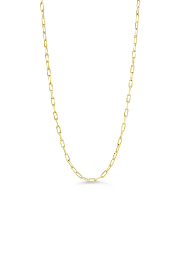 10K Yellow Gold Solid Paperclip Chain
Length: 18"- 20"
Width: 2mm